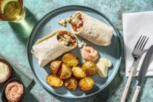 Griechische Wraps HelloFresh Gericht