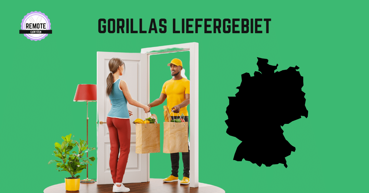 Gorillas Liefergebiet