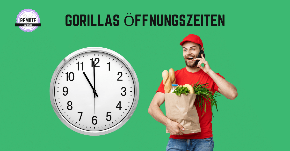 Gorillas Öffnungszeiten