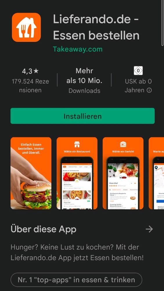 Lieferando Android App