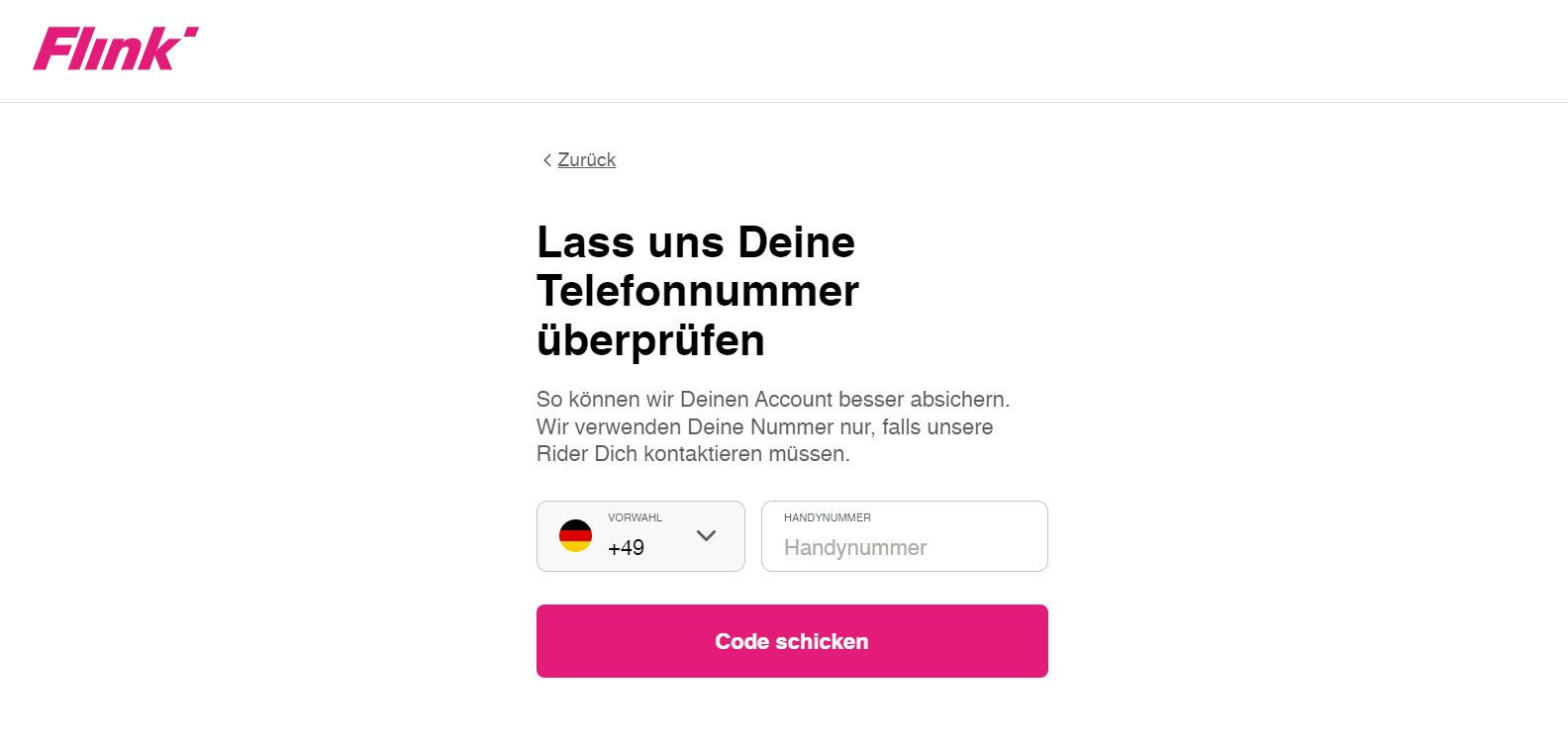 Flink Rabattcode Bestandskunden