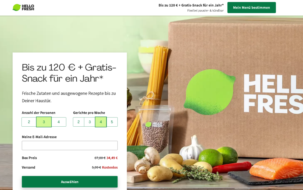 HelloFresh Gutschein