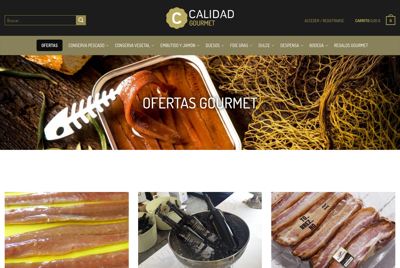 Tienda online Calidad Gourmet con su sección de platos preparados gourmet