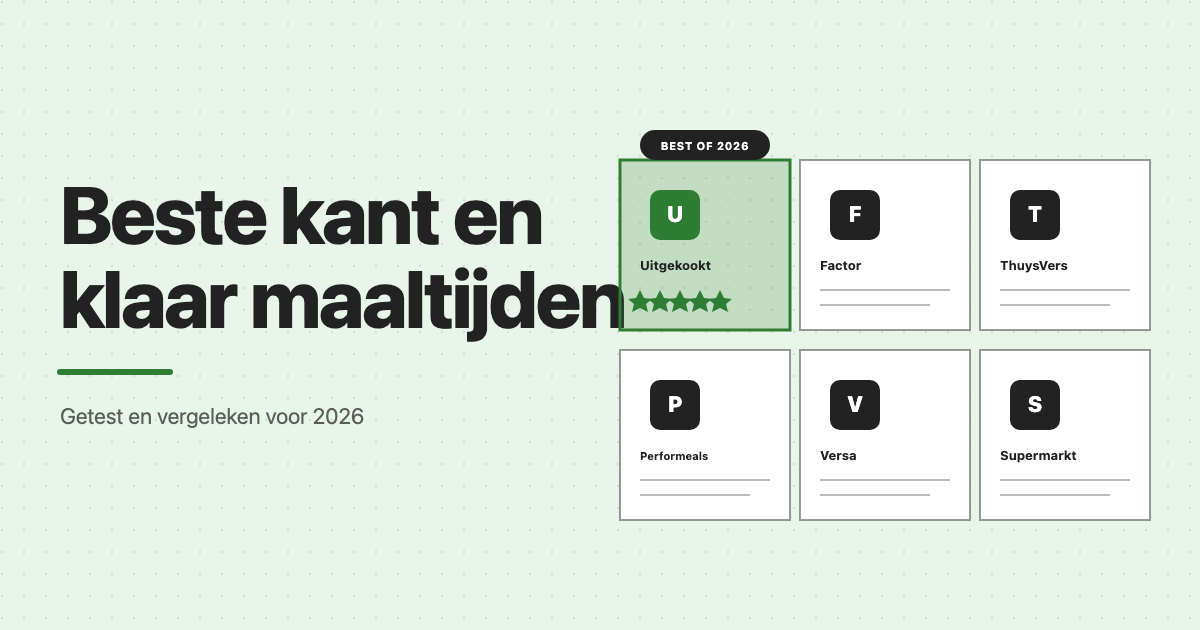 Beste kant en klaar maaltijden van 2026 vergeleken, Uitgekookt als beste keuze
