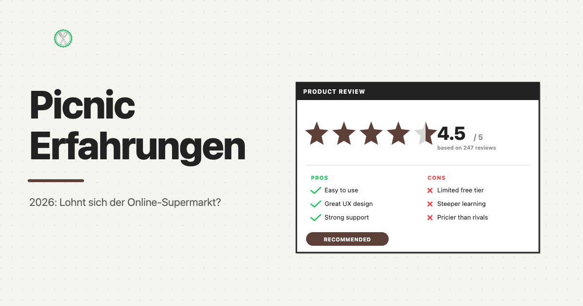 Picnic Erfahrungen 2026 – Online-Supermarkt Review