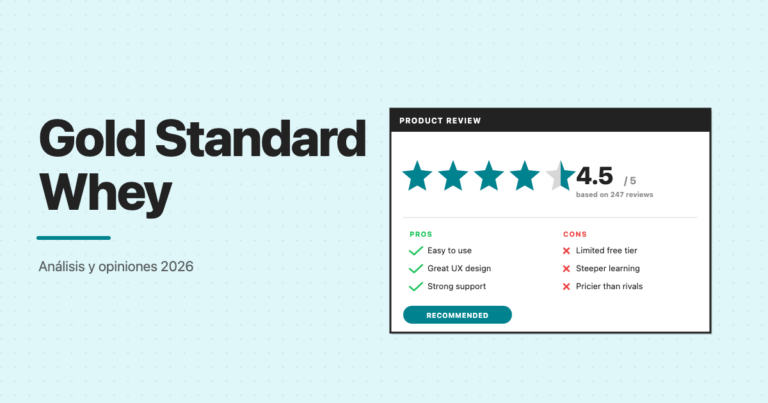 Gold Standard 100% Whey análisis y opiniones 2026