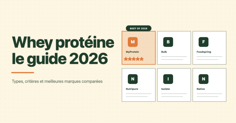 Guide des meilleures whey protéine 2026
