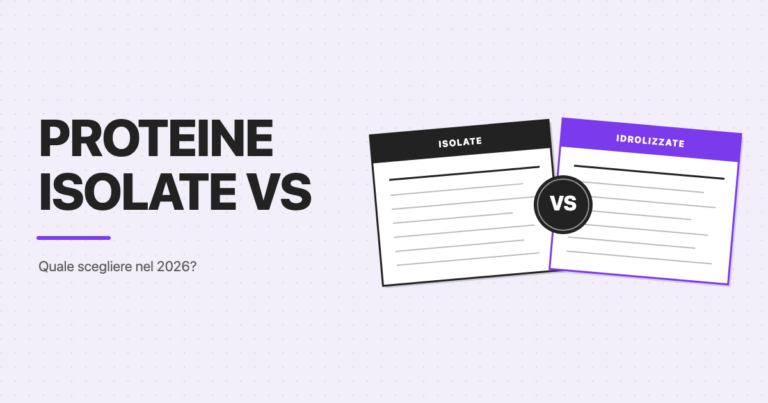 Confronto proteine isolate vs idrolizzate 2026