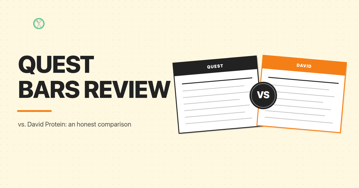 Quest protein bars review featured image, Quest vs David Protein comparison