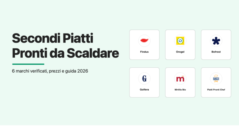 Secondi piatti pronti da scaldare, 6 marchi verificati per il 2026