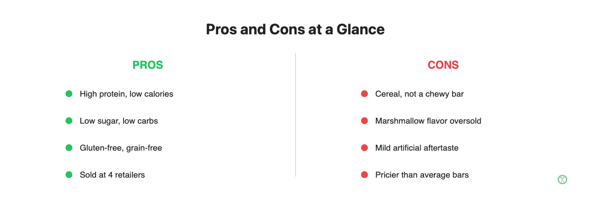 Pros and cons of Magic Spoon protein bars, based on independent reviews