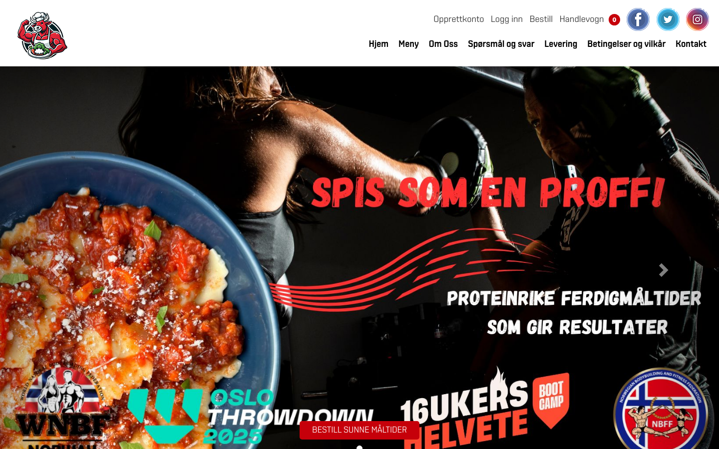 Forsiden til Trenogmat, det anbefalte alternativet til Makroboks for treningsmat