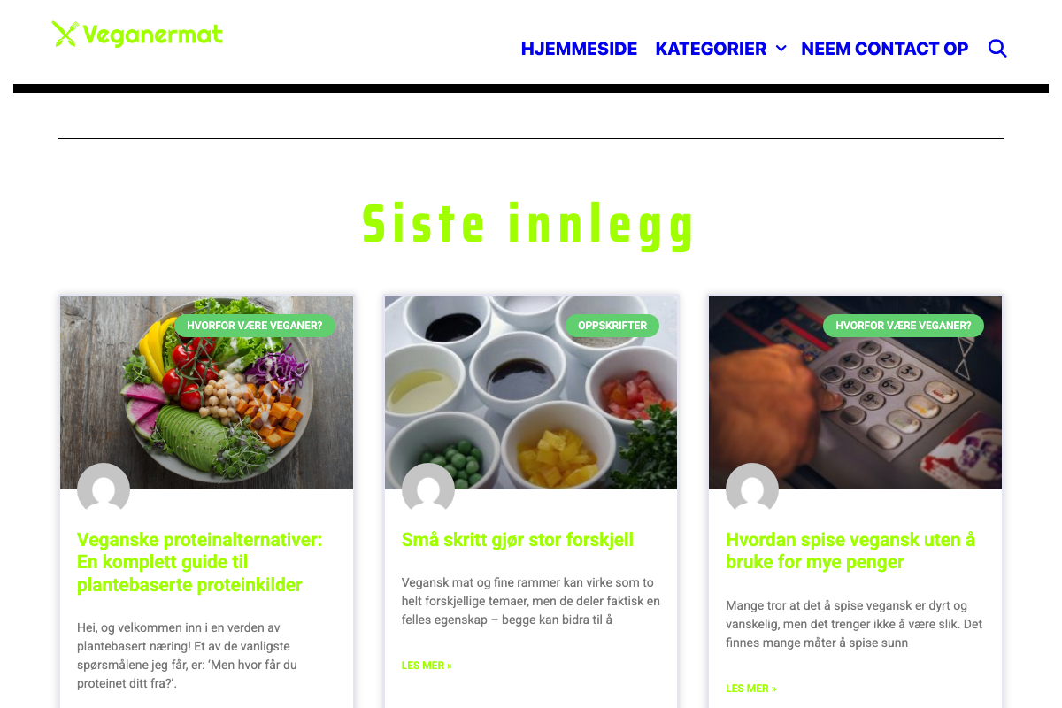 Veganermat.no, selskapet bak Den Grønne Kassa