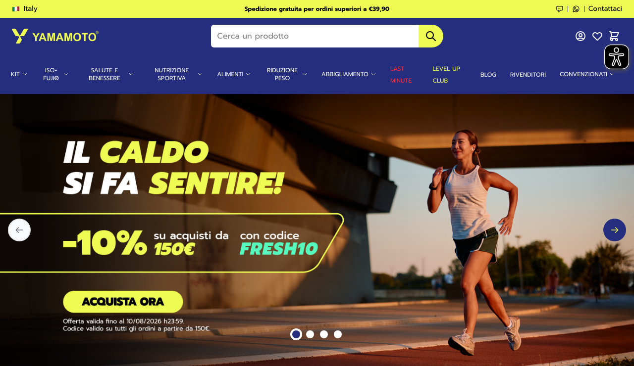 Homepage di Yamamoto Nutrition nella versione italiana