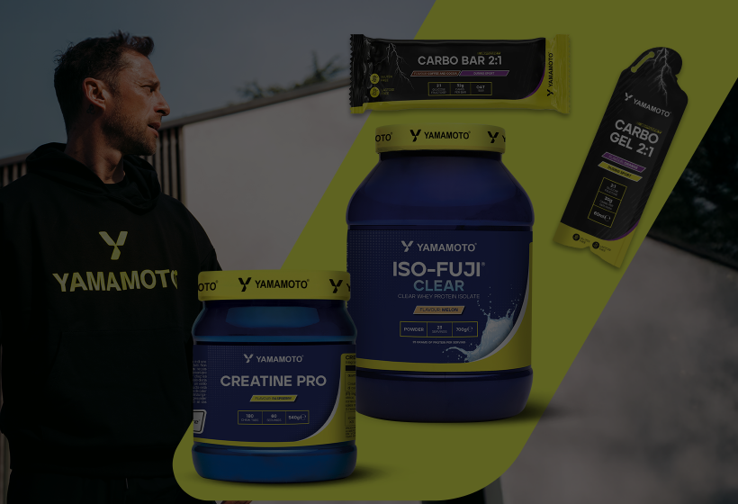 Homepage di Yamamoto Nutrition con il prodotto Iso-Fuji Clear in evidenza
