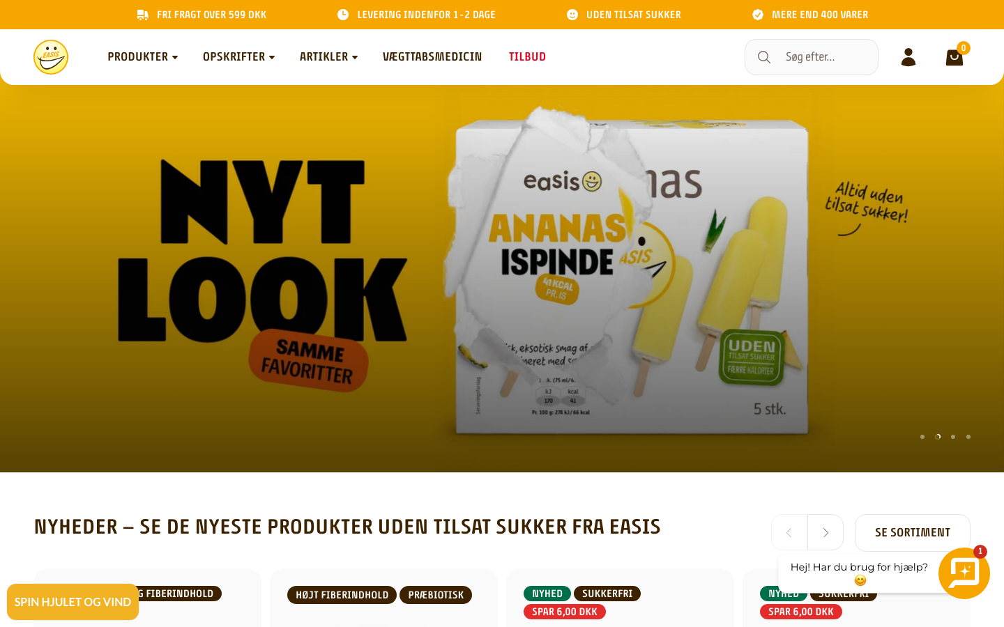 EASIS.dk forside