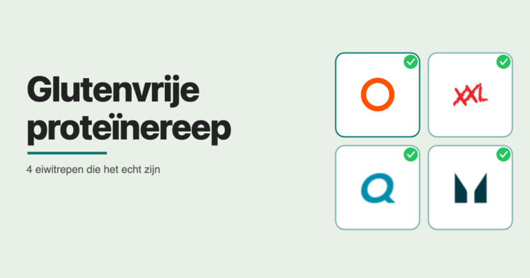 4 glutenvrije eiwitrepen: Orangefit, XXL Nutrition, Quest Bar, MyProtein