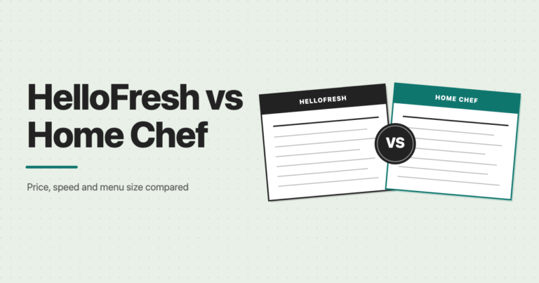 HelloFresh vs Home Chef comparison