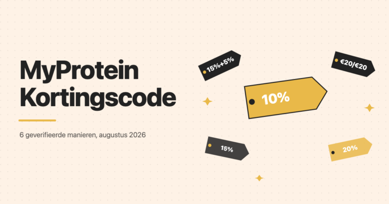 MyProtein kortingscode featured image met geverifieerde kortingspercentages