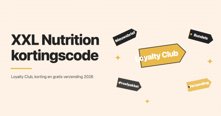 XXL Nutrition kortingscode: Loyalty Club, nieuwsbrief, bundels, proefpakket en gratis verzending