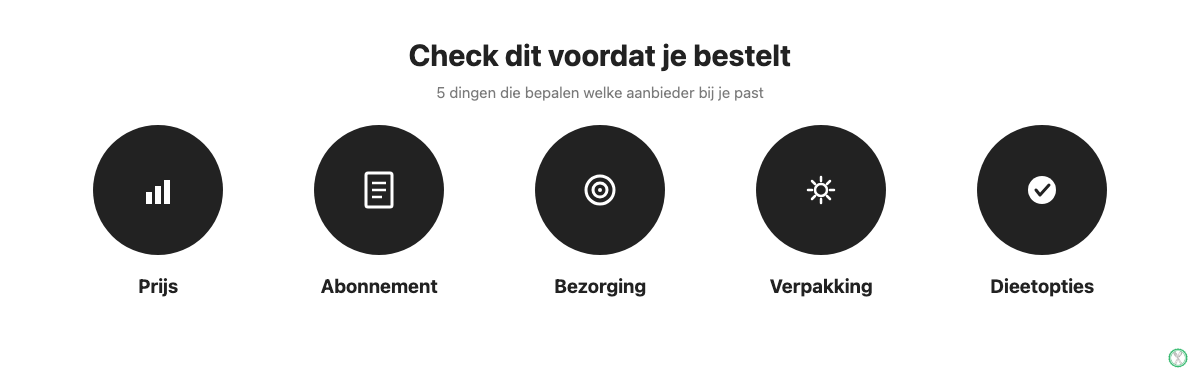 Vijf criteria om op te letten bij het kiezen van diepvriesmaaltijden
